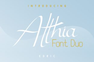 Atthia Typeface: A Polished Font Duo for Branding That Stands Out