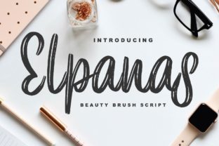 Elpanas Font: A Handwritten Typeface for Modern Web Design