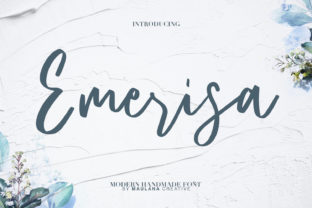 Emerisa: A Handwritten Script Font for Authentic Design