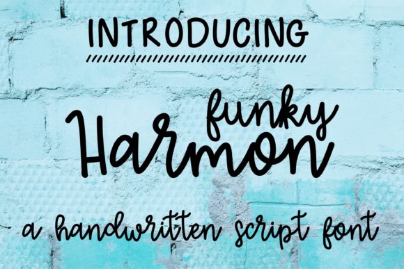 Funky Harmon: A Playful Script Font for Business Branding