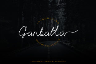 Ganbatta: A Script Font That Elevates Branding Effortlessly