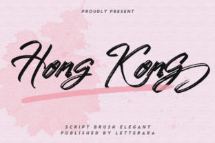 Hong Kong Font: A Handwritten Typeface for Editorial Elegance