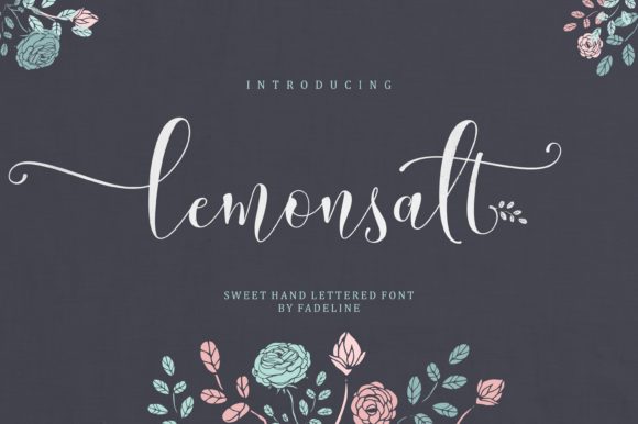 Lemonsalt: A Script Font for Bold Creative Projects