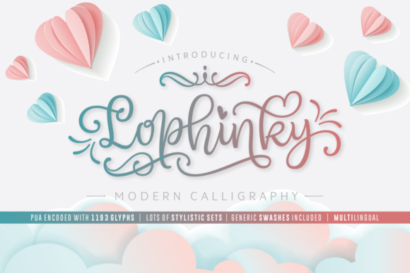Lophinky: A Script Font with Personality for Real-World Design