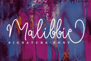 Malibbie Font: A Handwritten Typeface for Digital Branding
