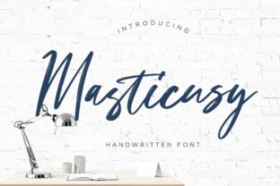 Masticusy: A Premium Script Font for Your Brand