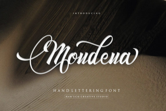 Mondena: A Handwritten Typeface for Engaging Editorial Design