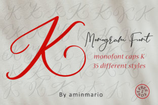Monogram K Monofont Caps K: A Typeface for Editorial Elegance