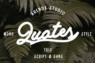 Quotes Trio: A Font That Brings Personality to Branding