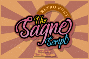 Sagne Font: A Vintage Script for Polished Branding