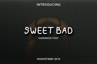 Sweet Bad: A Whimsical Handwritten Font for Creepy-Cute Craft Projects