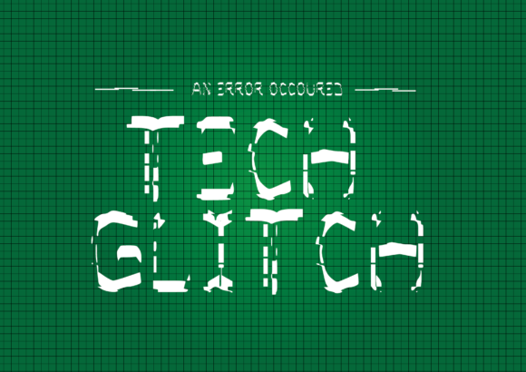 Tech Glitch: A Futuristic Font for Digital Branding