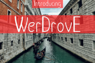 Werdrove: A Designer’s Take on a Versatile Script Font